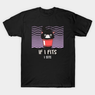 If I Fits, I Sits - Flower Pot T-Shirt